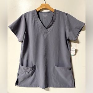 New with tag Jockey Women's Scrub Top, Gray,  Size Medium